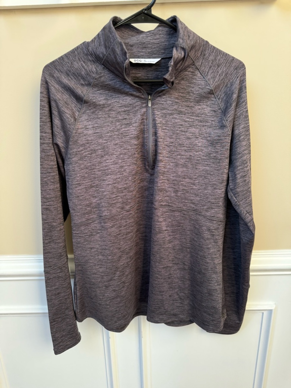 DSG Heathered Charcoal Quarter-Zip Pullover